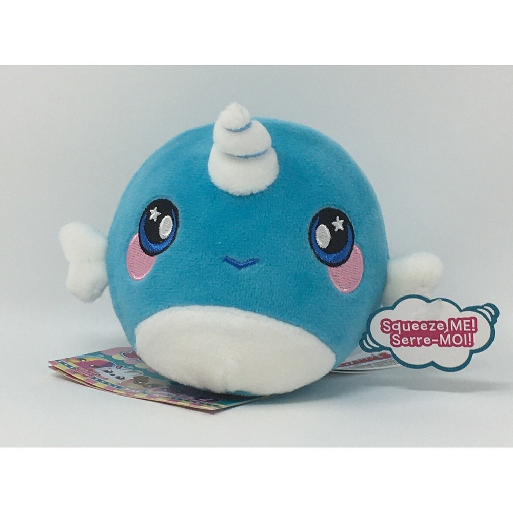 Squeezamals Nadia Narwhal Series 2 Exclusive Grape Scented - 3.5" NEW